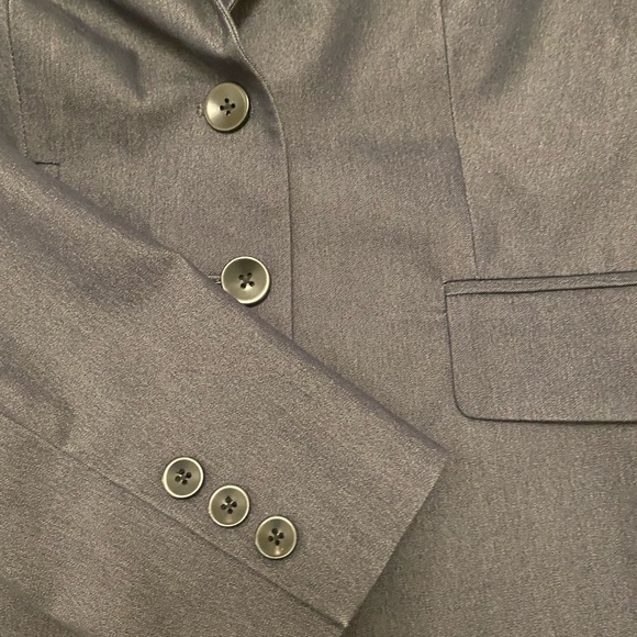 Body by Victoria Navy Blue Fitted Button Blazer Size 6 - Picture 3 of 5